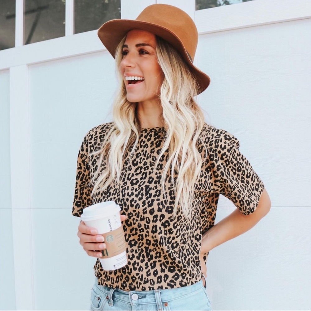 Vintage Cheetah Boxy T-Shirt